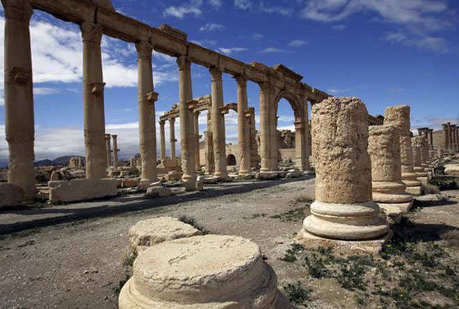 Syria báo động việc IS đặt mìn tại những di tích cổ ở Palmyra